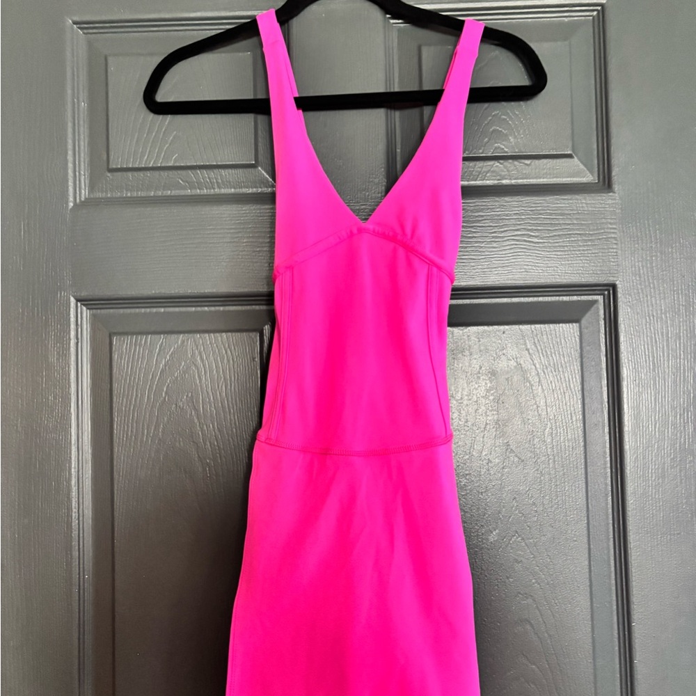Vibrant Pink Sleeveless Dress
